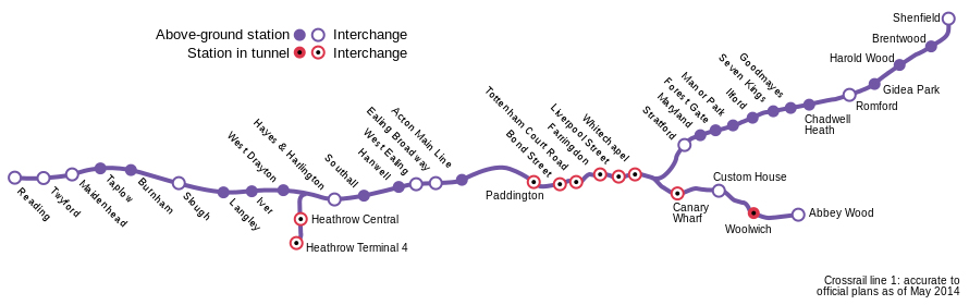 Crossrail, la impresionante expansión del Metro de Londres que estará operativa en 2019