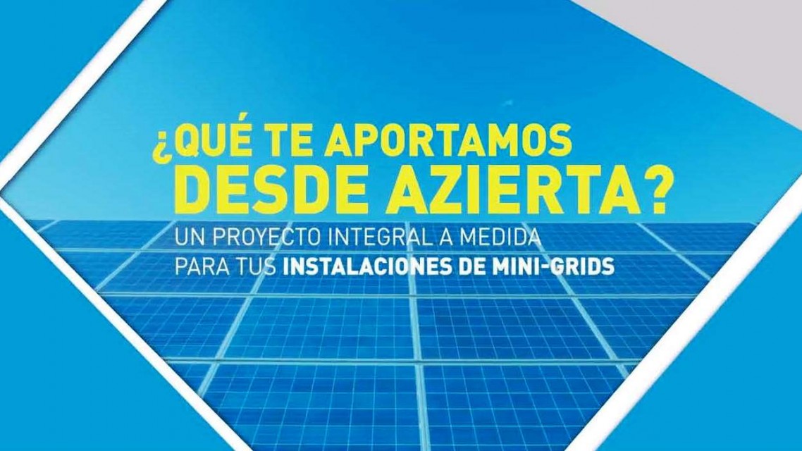 El modelo energético sostenible que defiende Azierta apuesta por la energía solar fotovoltaica